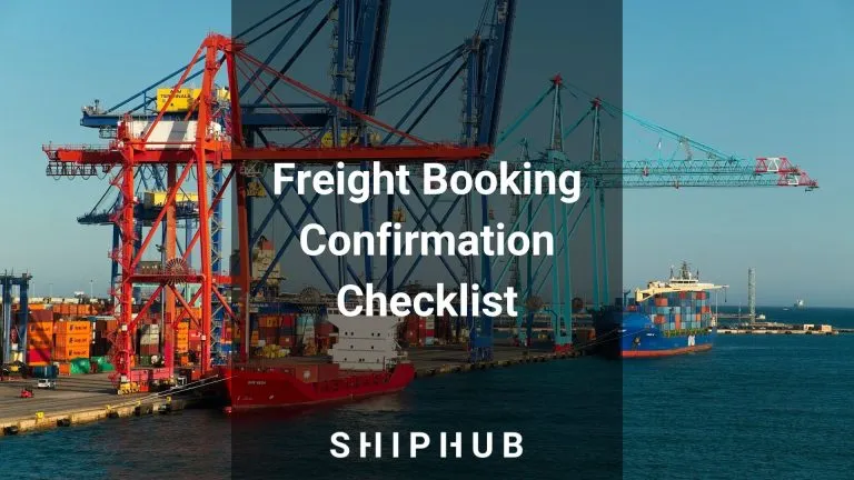 Freight Booking Confirmation Checklist Gaps That Need Attention