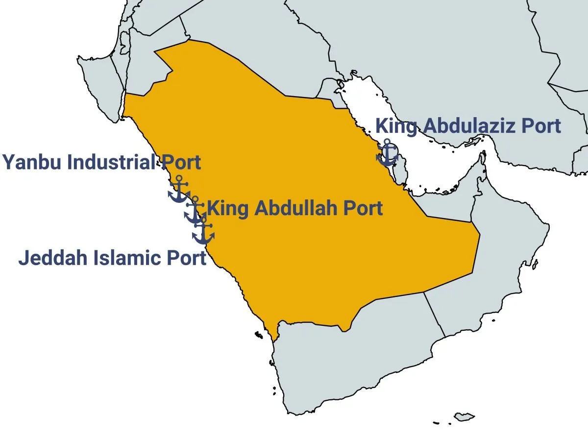Ports in Saudi Arabia