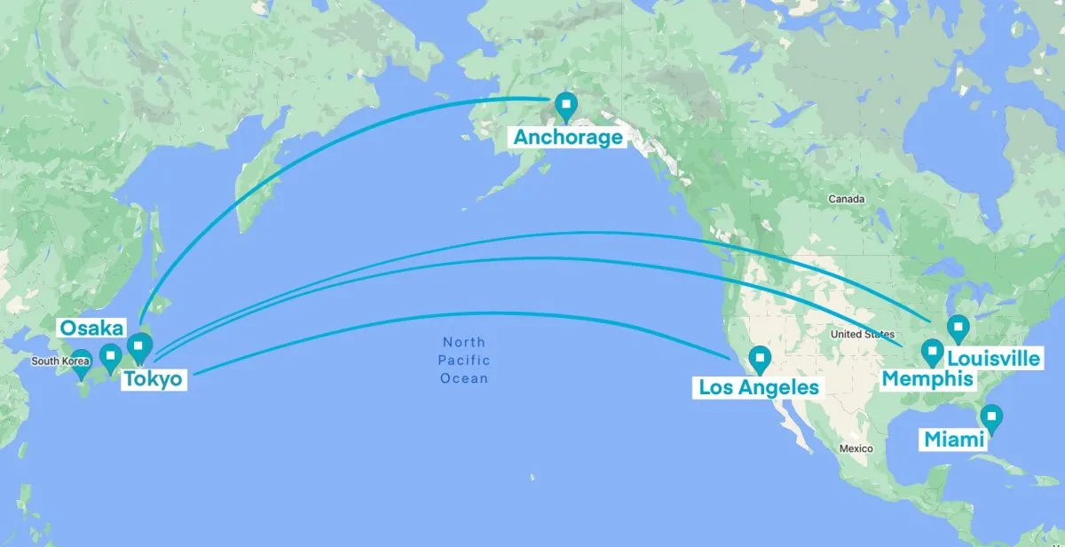 Ports in the US and Japan