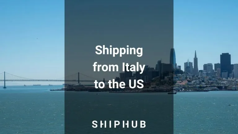 Shipping from Italy to the US