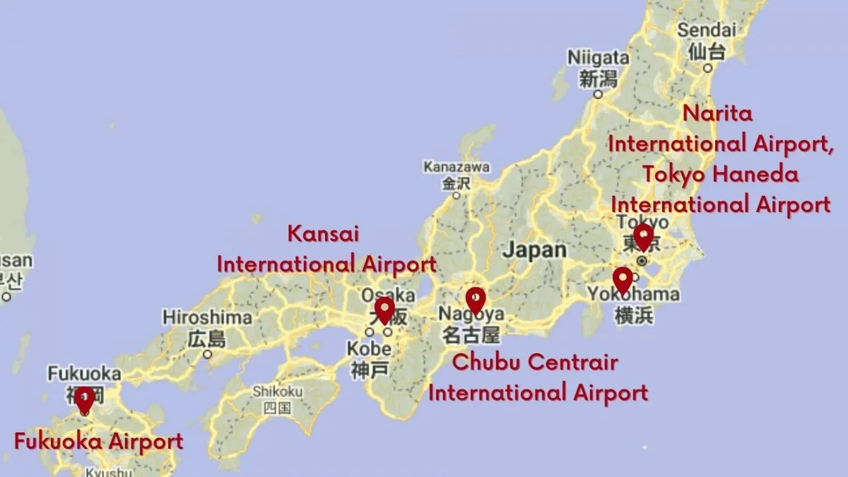 Airports in Japan
