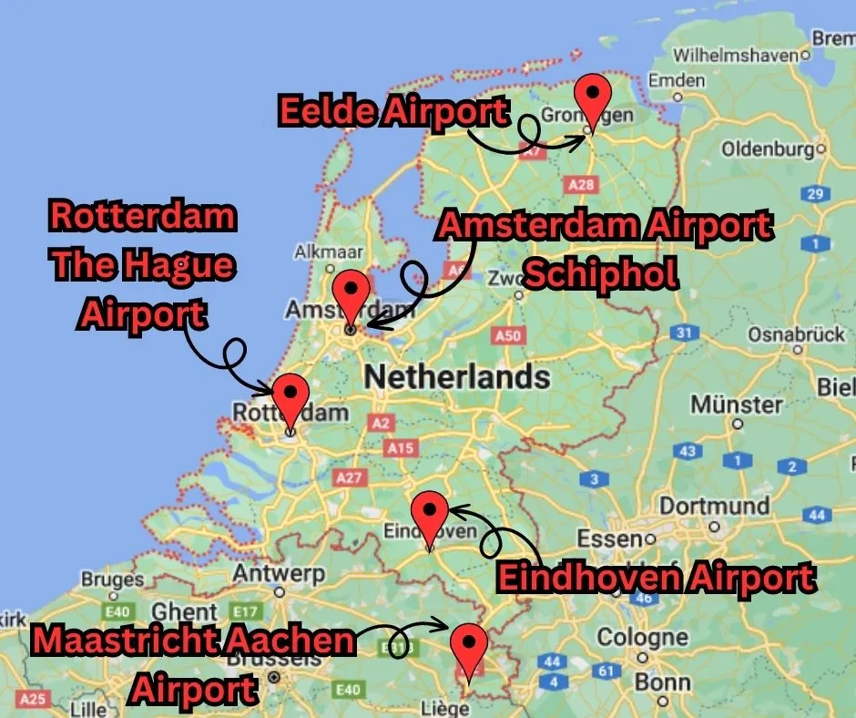 Airports in the Netherlands