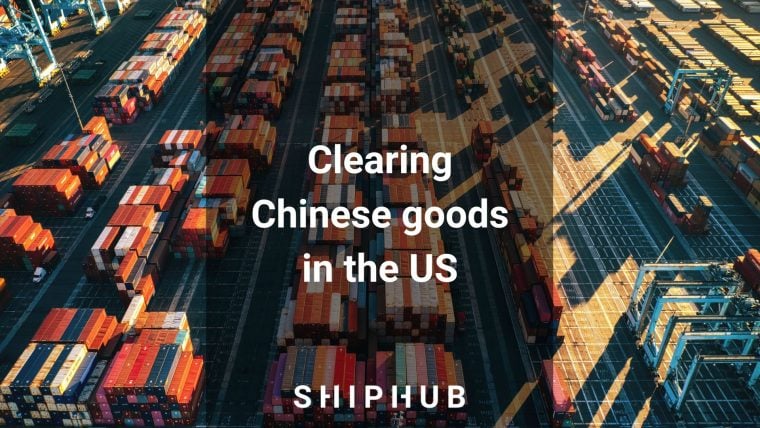 Customs clearance from China in the US