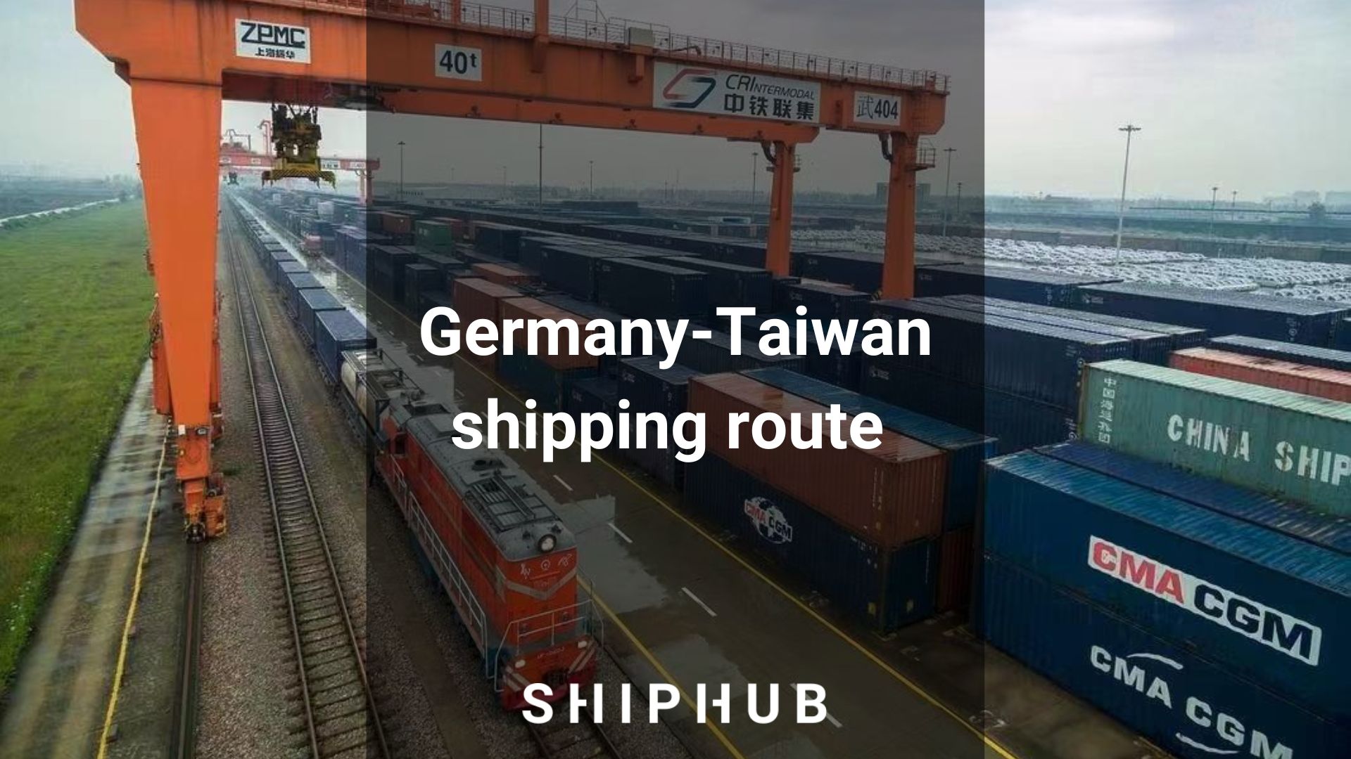 Germany-Taiwan shipping route