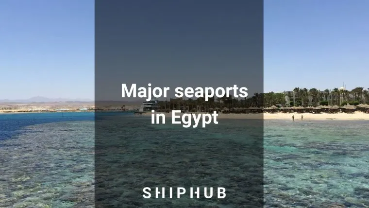 Major seaports in Egypt