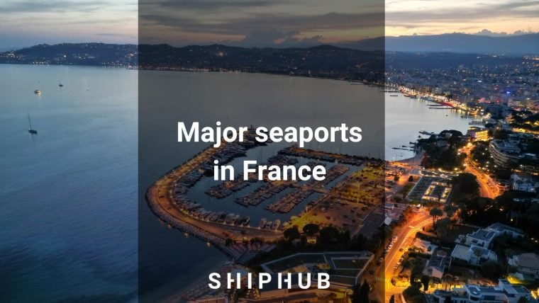Major seaports in France