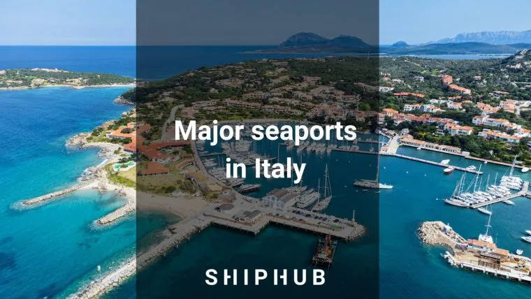 Major seaports in Italy