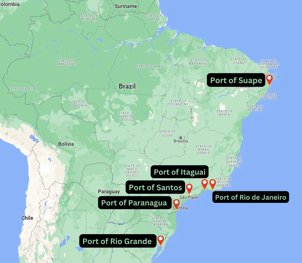 Ports in Brazil