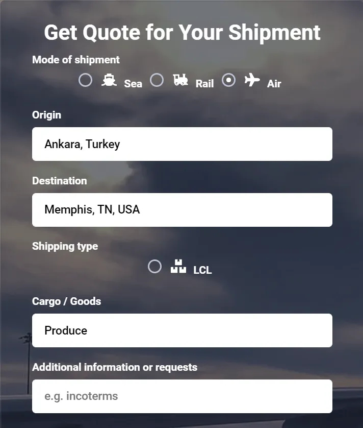 Turkey US shipping