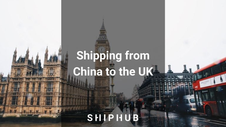 Shipping from China to the UK