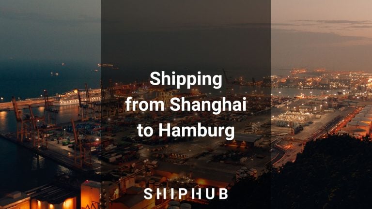 shipping from Shanghai to Hamburg