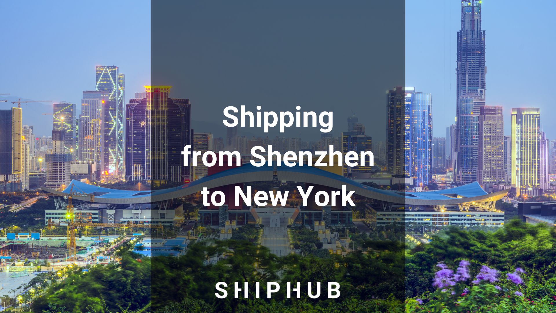 Shipping from Shenzhen to New York