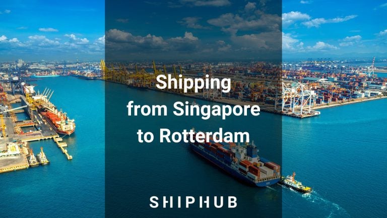 shipping from Singapore to Rotterdam