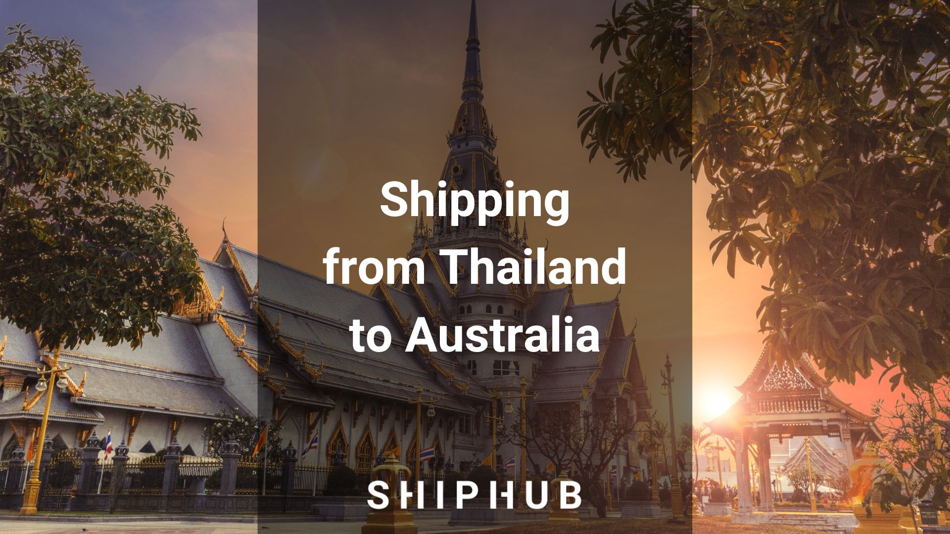 Shipping from Thailand to Australia