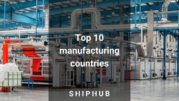Top 10 manufacturing countries